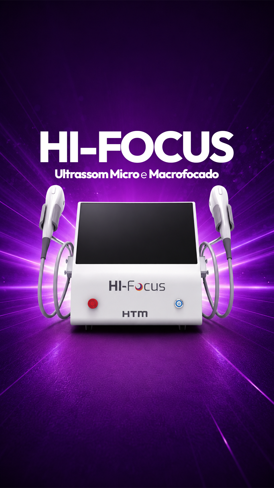equipamento de ultrassom micro e macrofocado hi-focus htm